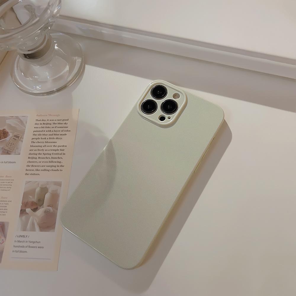 Ins Style Solid Color Iphone15 IPhone Case 14pro Max Suitable for 16 Macaron 12 Dopamine