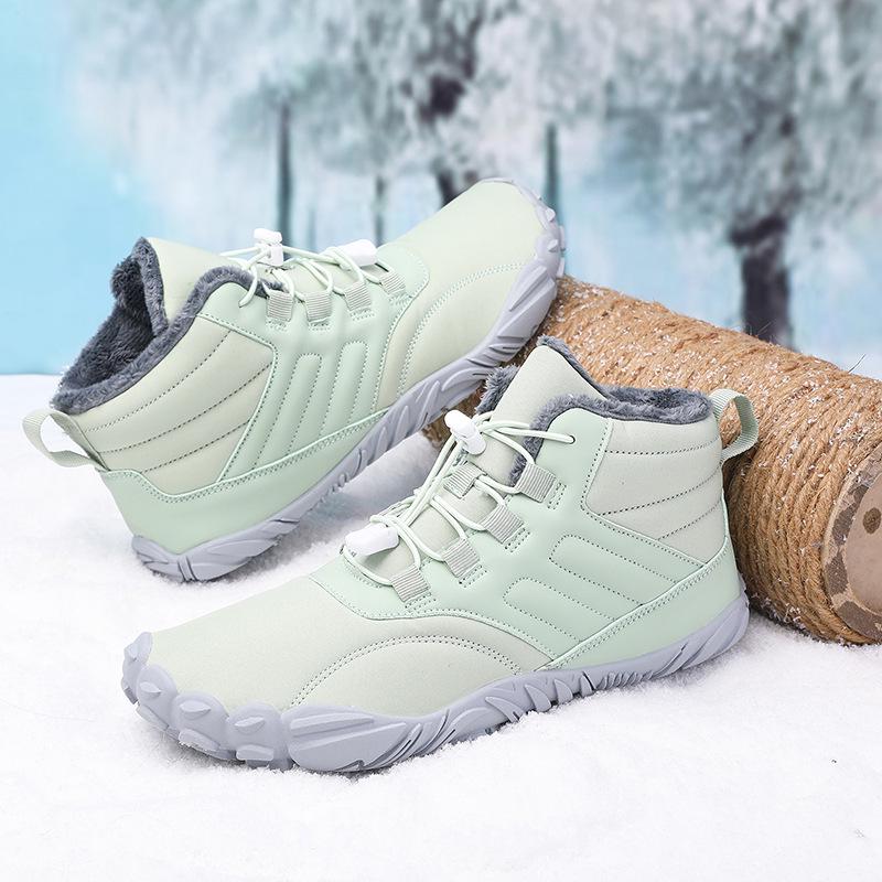Unisex Outdoor Snow Boots: Velvet-Lined, Non-Slip, Wear-Resistant, Warm Winter Footwear for Men & Women