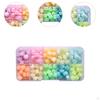 180x Luminous Sealing Wax Beads Set for Seal Stamp 10 Grids Pellets