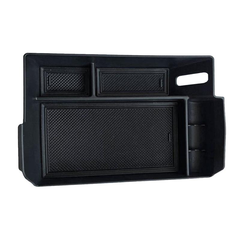 1pcs For Toyota Sienna   Car Armrest Box Center Console Storage Glove Box Organizer ert Tray Black