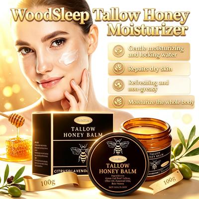 WoodSleep Tallow Honey Moisturizer Gently Moisturizes, Locks In Water, Repairs Dry Skin, Refreshes the Whole Body, Moisturizes Skin Care Cream 100g