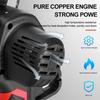 6 Inches Wood Cutter With 2 Battery 3000W 88V Mini Electric Chain Saw Pruning Chainsaw Woodworking Pruning Saw Garden Tool