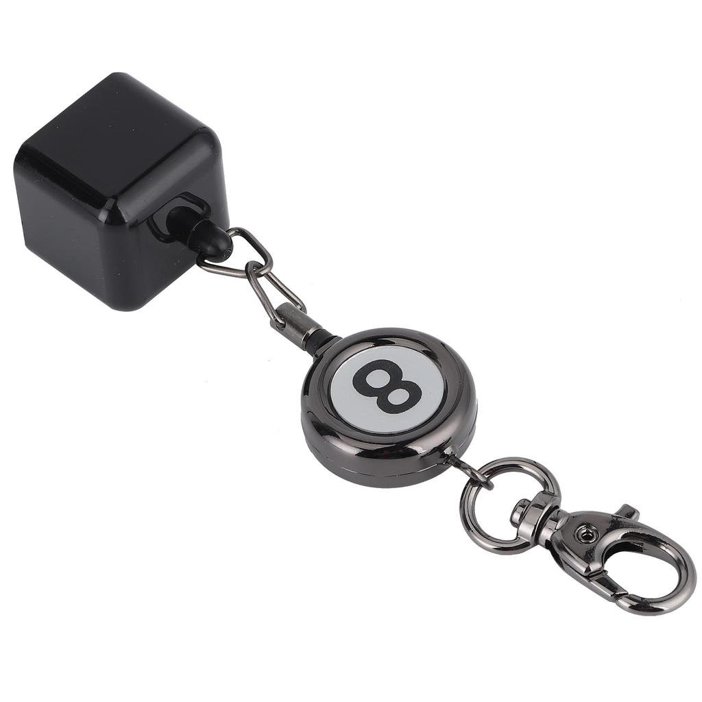 Billiards Snooker Pool Cue Chalk Holder with Belt Clip Retractable Pool Table Accessories