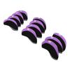 11PCS Golf Club Headcover Set Neoprene Numbered Golf Club Head Protector for Outdoor Purple