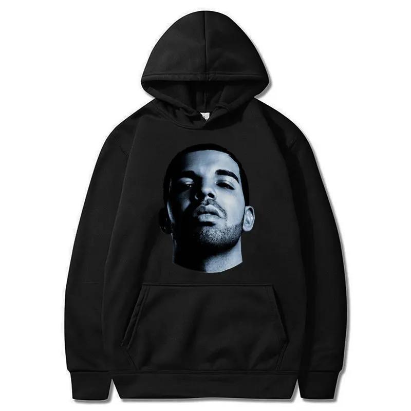 Rapper Drizzy Drake Graphic Men's Hoodies Oversized Vintage Gothic Sweatshirts Hip Hop Trendy Casual Fans Tracksuit Streetwear
