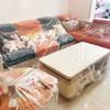 Disposable Dust Covers Elastic Plastic Dust Film Sofa Dustproof For Furniture Dormitory Sofa Wall Painting Dust Protection 1PC+