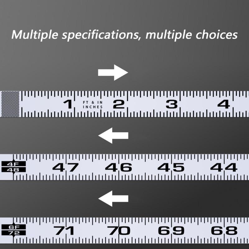 Carbon Steel Construction Tape Ruler For Professional Craftsmen And Accurate Measurements Flexible Adhesive Tape Measure
