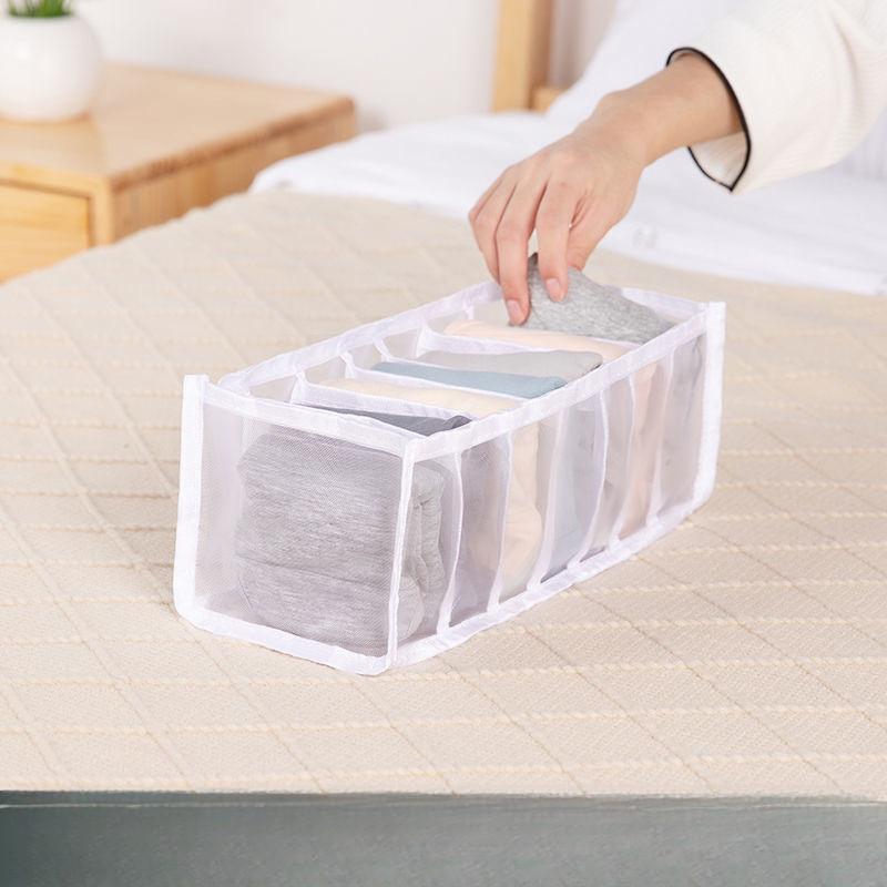 Underwear Storage BoxBraPantsSocksStorageDrawersDividersMesh Fabric