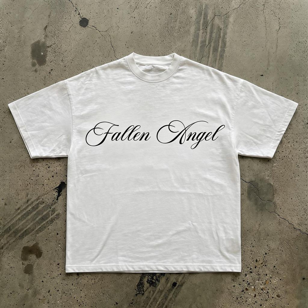 Fallen Angel script Fallen Angel T-Shirt | minimalist text tee