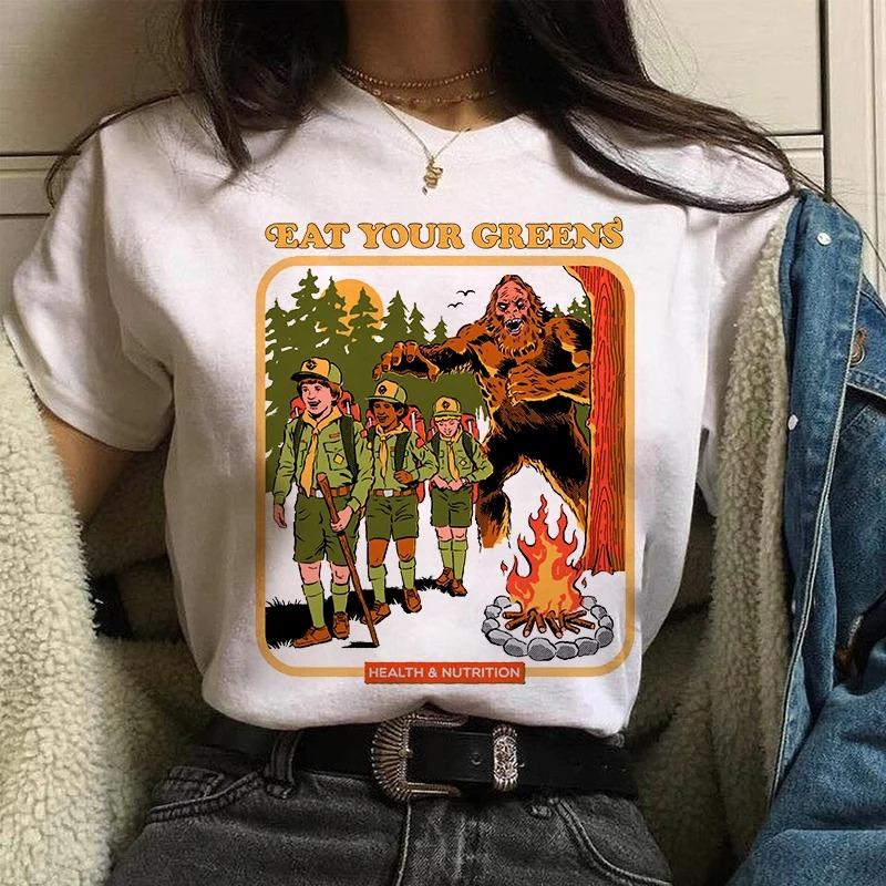 ZX TEE Demon Devil Anime Streetwear Fashion Girls T-Shirts Harajuku Kawaii Clothes Short Sleeve Summer Tees Casual Female O-Neck Tops