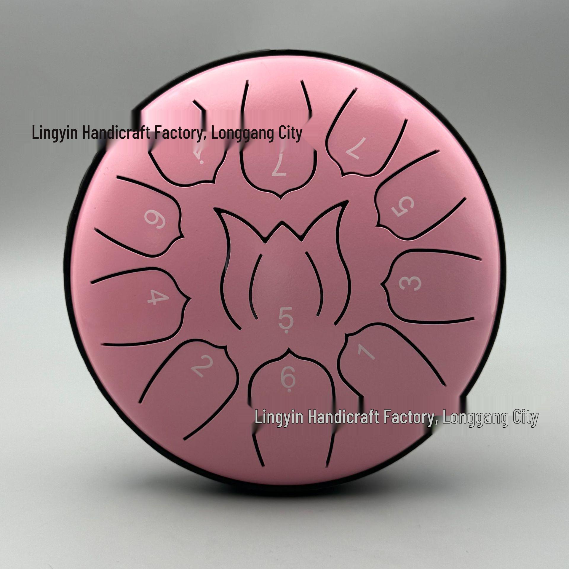 Стальная Хангпан 6 дюймов для детей и взрослых - 11-тональный перкуссионный инструмент для начинающих