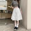 Ballet Style Sweet Milk Romantic Girl Skirt Women's High Waist Fluffy Versatile Medium Skirt