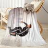 David Beckham's Torso Blanket Durable Comfort Great for Office Chair Bedding Seaside Four Seasons Universal Modern