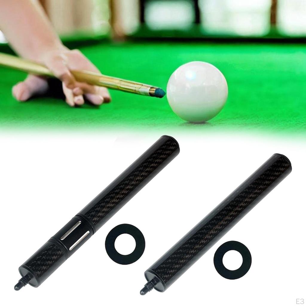 Pool Cue Extension Accessories Black Lightweight Professional Billiard