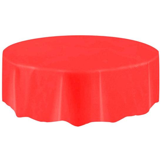 Plastic Waterproof Large Wedding Party Disposable Circular Table Cloth Cover