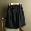 Cotton and Linen Wide-leg Pants Women's Spring and Summer Elastic High-waist Drape Casual Loose Large Size Meat-covering Straight Shorts