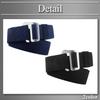 [Buzz Selection] Belt Buckle Aluminum Nylon Lightweight Simple Outdoor Work Durable Men's LBU016 (Navy)