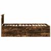 Bed Frame Smoked Oak 75 x 190 cm Particleboard