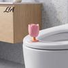 Washable Toilet Seat Lifter Silicone Tulip Lid Lifter, Hands-Free Lift Handle, Bathroom Avoid Touching Cover Tool, Accessories