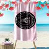 Inter Miami CF Print Strandtuch, Großes Weiches Schnelltrocknendes Handtuch für Strand Camping Schwimmen