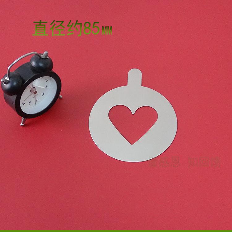 Fancy coffee printing mold plastic latte model milk tea baking tool milk foam pattern spray flower mat
