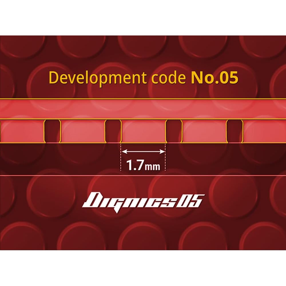 Butterfly Dignics 05 Hohe Spannung Inverted Belag, Rot, Dick, 06040