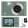 Digital Camera Digicamera 48 Million Pixels 1080P Video Recording 16x Zoom Image Stabilization Self-timer School Trip Beginner-friendly Includes 32G