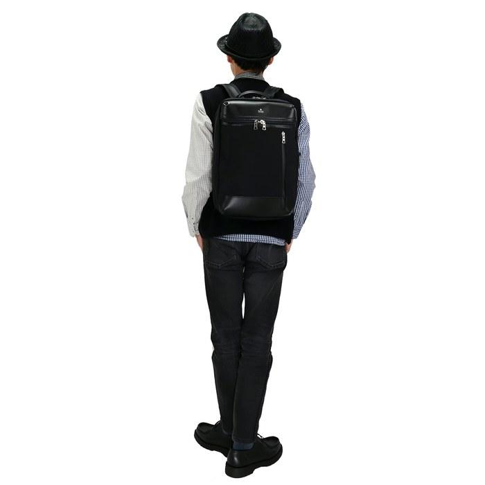 [Masterpiece] STREAM Business Backpack A4 12L PC Pocket (Black) No. 4