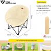 SERIES CLEAR Padded Moon Folding Outdoor Chair