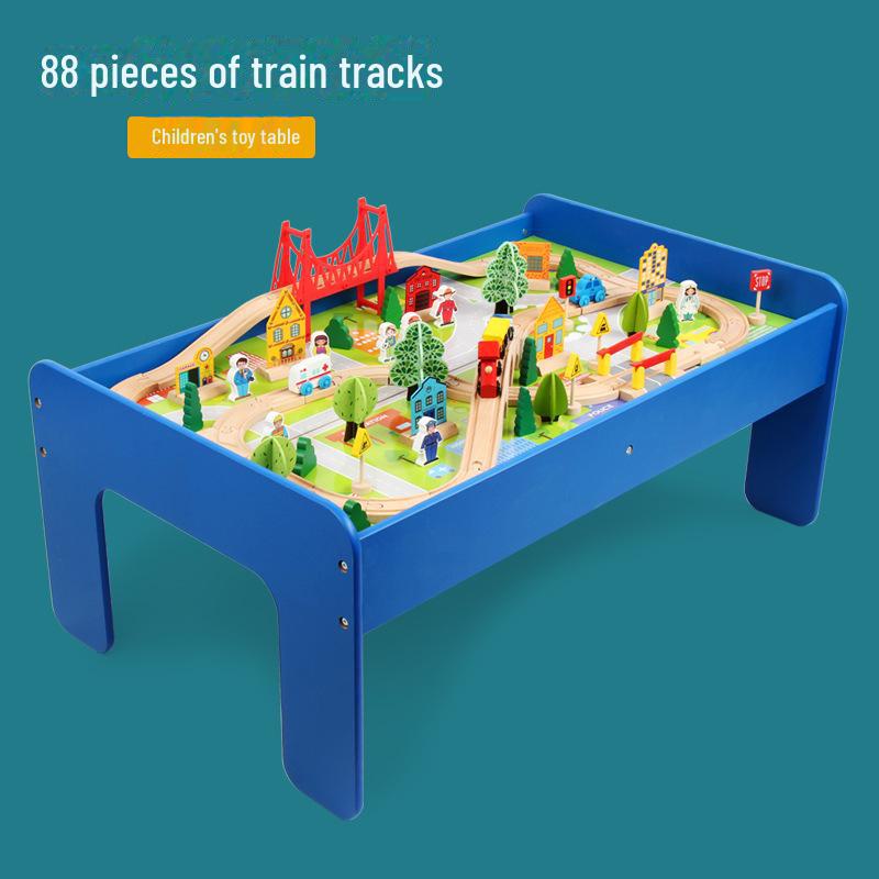 Thomas Magnetic Wooden Train Set: Educational Electric Toy Locomotive for Kids