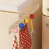 Retractable Kitchen Hook No Punching Adhesive Hook Wall-mounted Household Gap Bathroom Cabinet Hook Door Hook