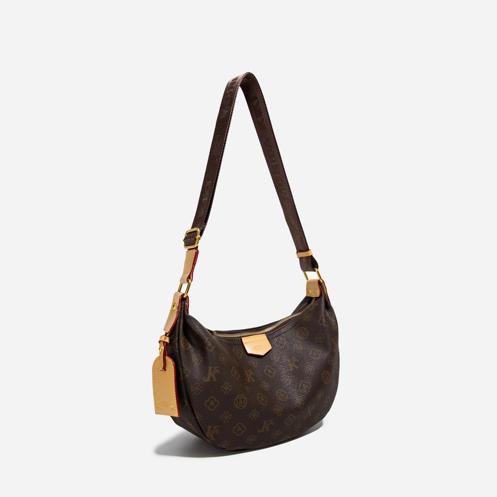 New Women's Bag Fashionable Moon Bag Single Shoulder Oblique Span Bag