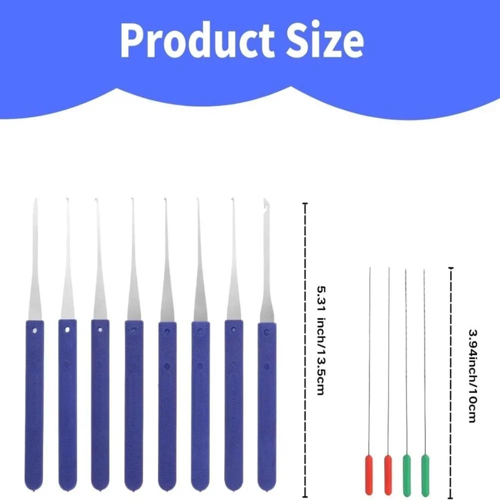 1 Sets Key And Tap Extractor Set For Removing Broken Keys And Repairing Locks Tools Accessories Kits Home Hardware Replacement