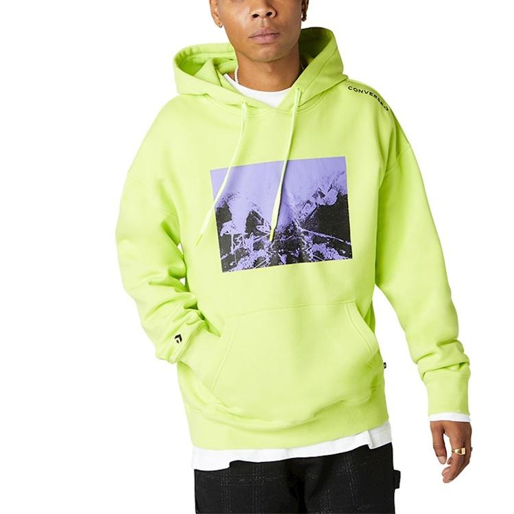 Men's Converse Casual Sports Pullover Lemon Yellow 10020816-A02