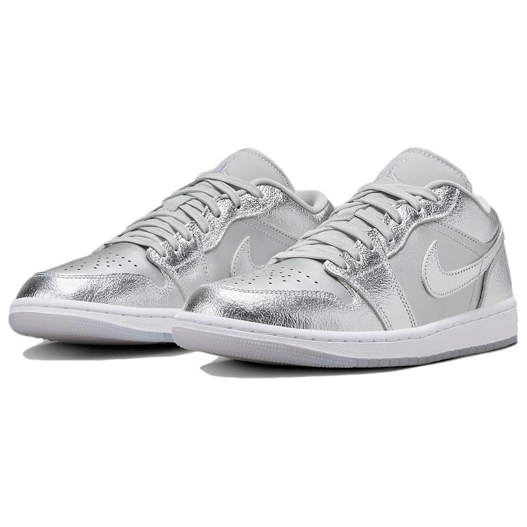 Air Jordan 1 Low SE Metallic Silver Damskie Sneakersy Photon-Dust Wolf-Grey FN5030-001