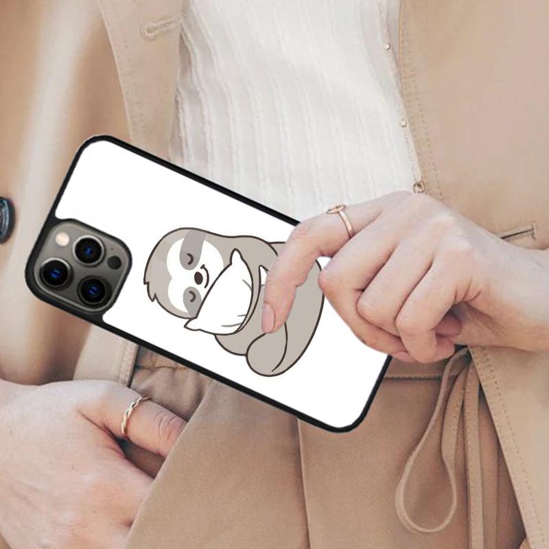 Cute Lazy Sloth Sleep Magnetic Phone Case For APPLE iPhone 17 Air 16 14 13 12 Pro Max 15 Plus Wireless Charge With MagSafe Cover