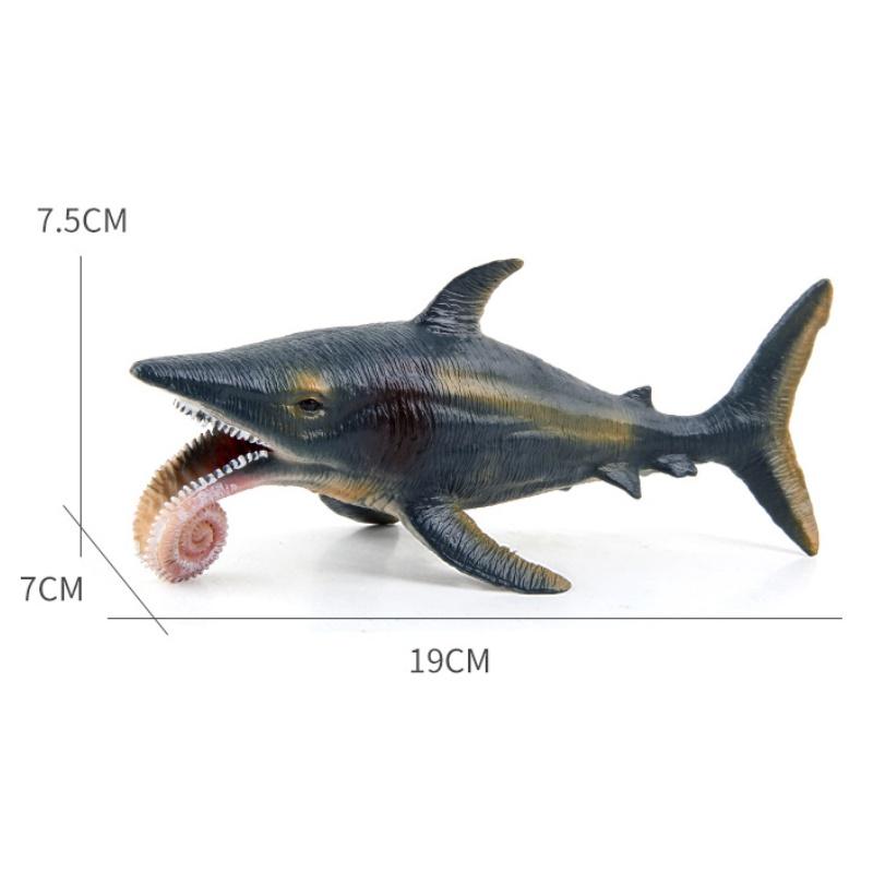 Model Meg Shark Helicoprion Education Toy Desk Decor Movie Collectible Gifts Kid Helicoprion