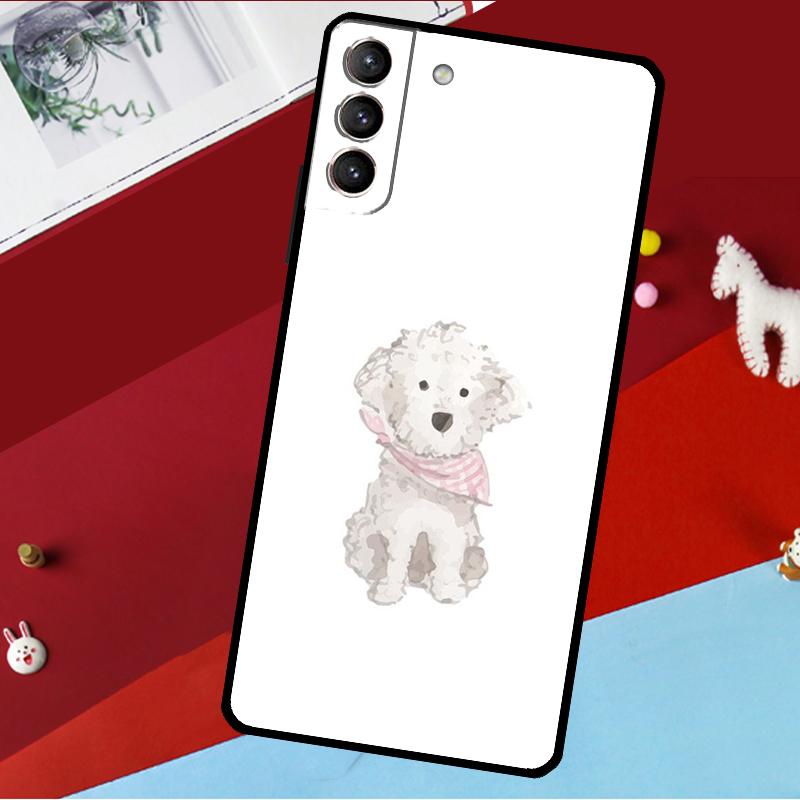 

Bichon Frise Dog Puppy Funda For Samsung Galaxy S26 Ultra S24 S22 S23 S25 Plus S20 S21 FE S9 S10 S25 FE Phone Case Galaxy S26