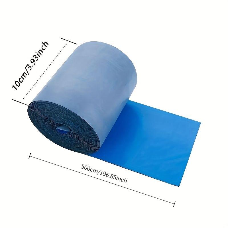 

Самоклеящаяся водонепроницаемая лента для ремонта трещин и протечек на крыше - 10 см*5 м, устойчивая к высоким температурам 10CM*5M синий