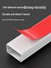 Gray Surface-Mounted PVC Wiring Raceway Cover Organizer