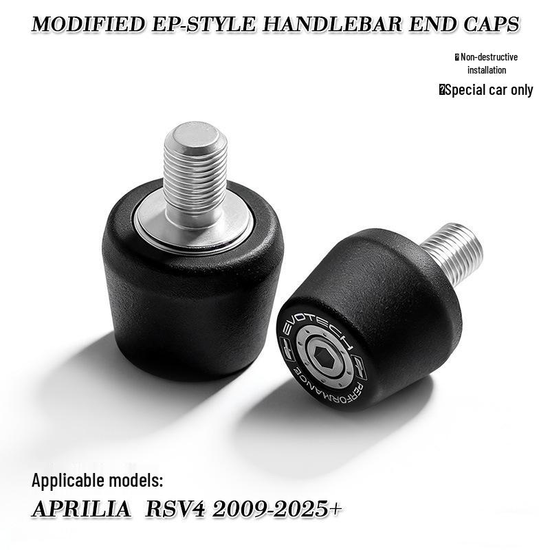 Compatible with Aprilia RSV4 2009-2025 EP Style Aluminum Handlebar End Caps