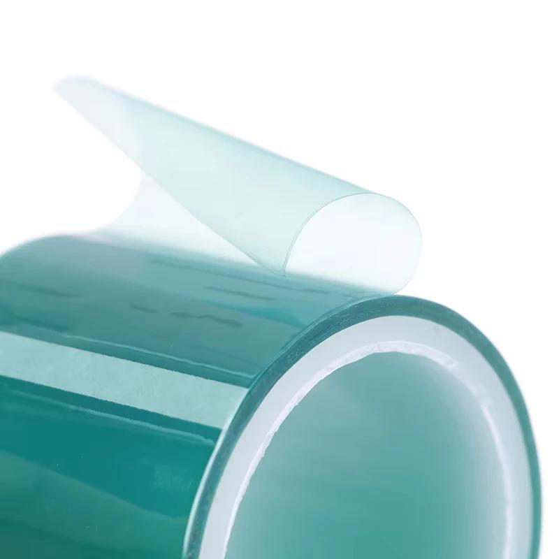 Nastro Verde PET Senza Cuciture Resistente alle Alte Temperature 4cmX5m, Stampo Resina Epossidica Resistente ai Raggi UV con Fondo Adesivo Gioielli