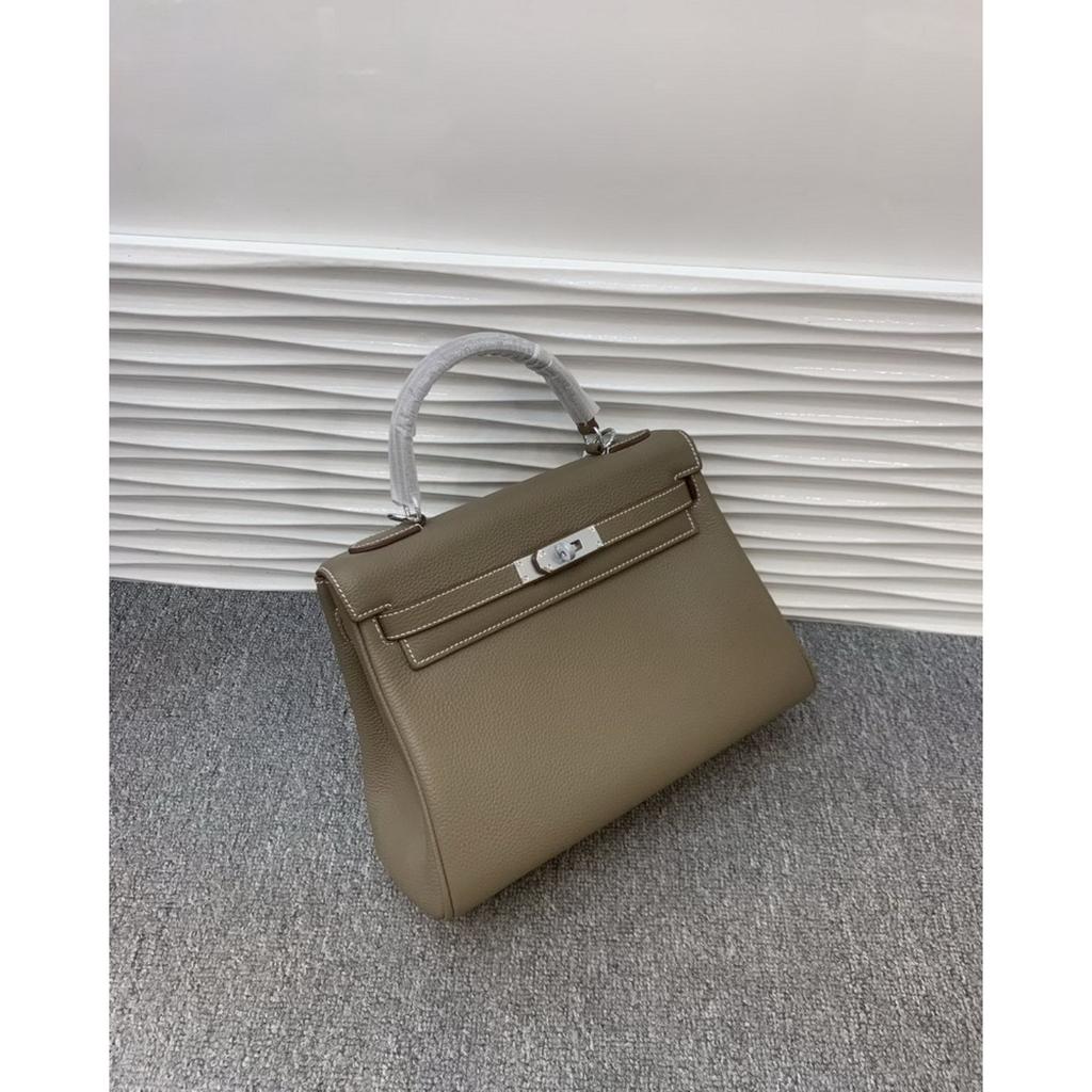 Neue erste Schicht Rindsleder Doppel-Schultergurt Togo Weiches Leder Tasche Echtes Leder Damen Tasche Tragbare Umhängetasche