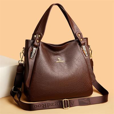 Genuine Brand Soft Leather Top-handle Bags Female Handbags Women Shoulder Crossbody Tote Messanger Bag Large Capacity
