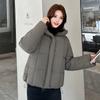 Winter new short down cotton-padded clothes, small warm cotton-padded clothes, cotton-padded jackets, fashionable thickened hooded jackets.
