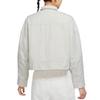 Nike Sportswear Essentials Cropped Coats Women's Limestone White Lapel Moderate DM6244-012