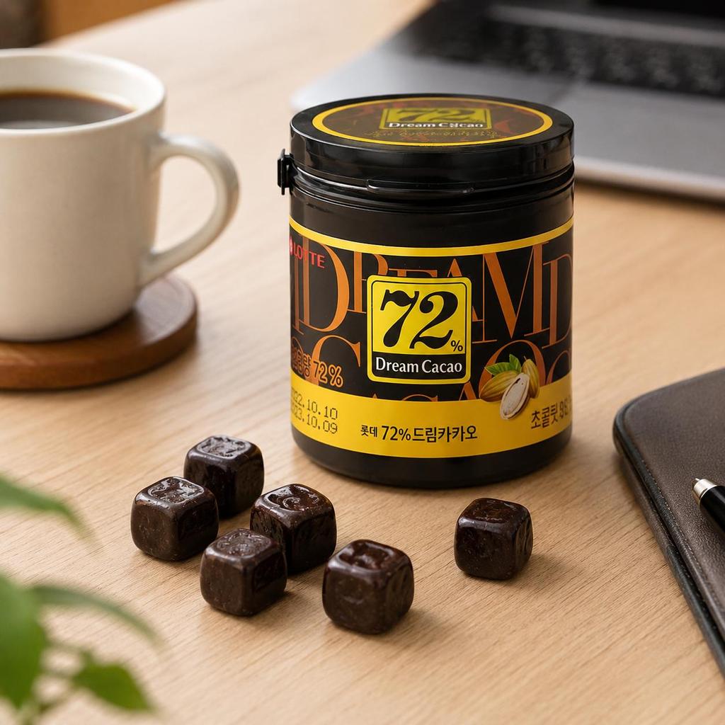 3+2 Lotte Dream Cioccolato 72% 86g