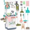 Cleaning Set for Children Vacuum Cleaner Cart Mop Bucket Accessories 20in1
