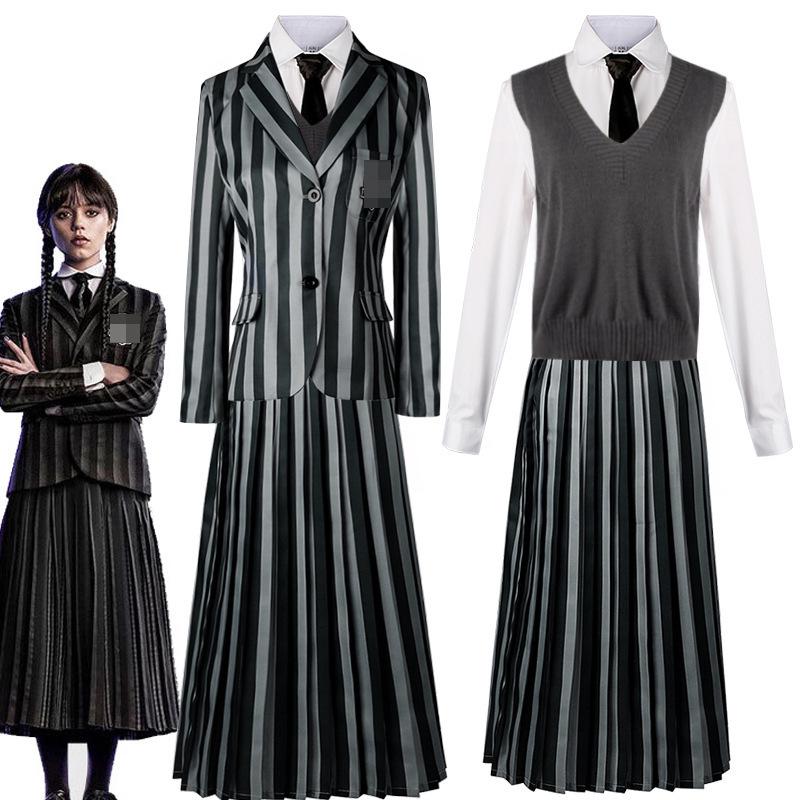 Damen Schwarz Halloween Filmcharakter Cosplay Abschlussballkleid