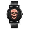 Fashion Mens Personalized 3D Skull Watches Luxury Men Casual Quartz Wristwatch Male Military Sports Leather Watch Reloj Hombre